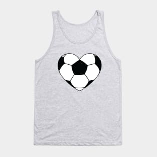 Football Heart Tank Top